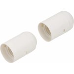 OBI Objímka žárovky E27 bílá, 2 ks – Sleviste.cz