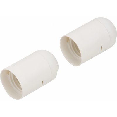 OBI Objímka žárovky E27 bílá, 2 ks – Sleviste.cz