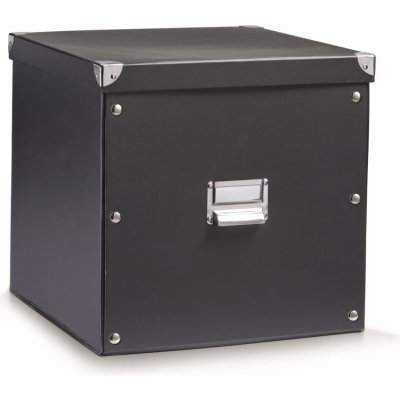 ZELLER Box pro skladování 34 x 33 x 32 cm barva černá – Zboží Dáma
