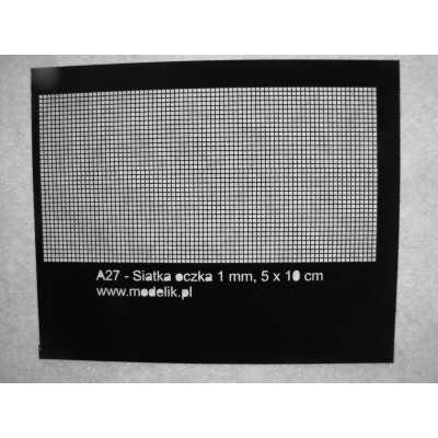 Modelik Mřížka 1 mm (10 × 5 cm) – Zboží Dáma