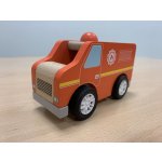 VIGA Dřevěné hasičské auto – Hledejceny.cz