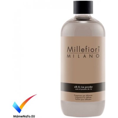 Millefiori Milano Silk & Rice Powder aroma náplň pro difuzér 500 ml – Hledejceny.cz