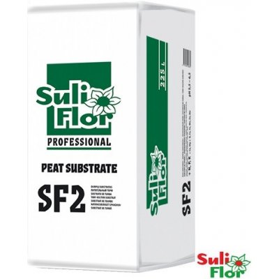 SULIFLOR PROFESSIONAL SF2 Rašelinový substrát pro dopěstování 225 l – Zboží Dáma