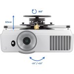 Stropní držák nízký - 62mm, černý, do 20kg, zabezpečený – Zboží Mobilmania