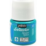 Barva na textil PEBEO Setacolor Opaque 45 ml Turquoise – Zboží Mobilmania