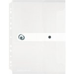 Herlitz A4 desky s drukem a euroděrováním čiré – Zboží Živě