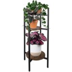Ruhhy 25627 Stojan na květiny 81 x 27 x 27 cm hnědý – Zboží Dáma