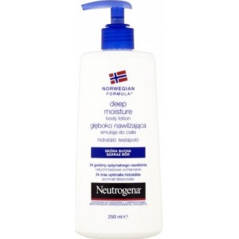 Neutrogena Deep Moisture tělové mléko pro citlivou pokožku 250 ml