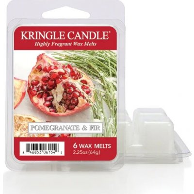 Kringle Candle Pomegranate & Fir Vonný Vosk 64 g – Hledejceny.cz