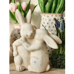 Béžová antik dekorace zamilovaní králíčci 20*10*25 cm – Hledejceny.cz