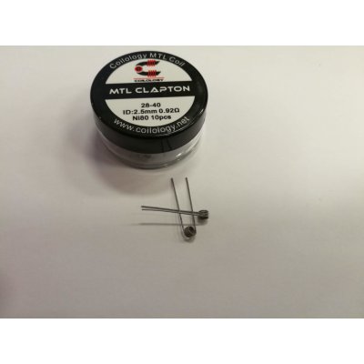 Coilology MTL Clapton předmotané spirálky Ni80 0,92ohm 10ks – Hledejceny.cz