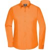 Dámská košile James & Nicholson s dlouhým rukávem JN677 oranžová