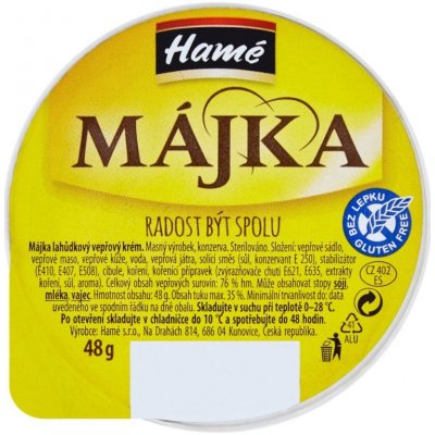 Hamé Májka lahůdkový vepřový krém 48g – Zbozi.Blesk.cz