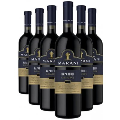 Marani NAPAREULI červené suché víno 14% 6 x 0,75 l (holá láhev) – Hledejceny.cz