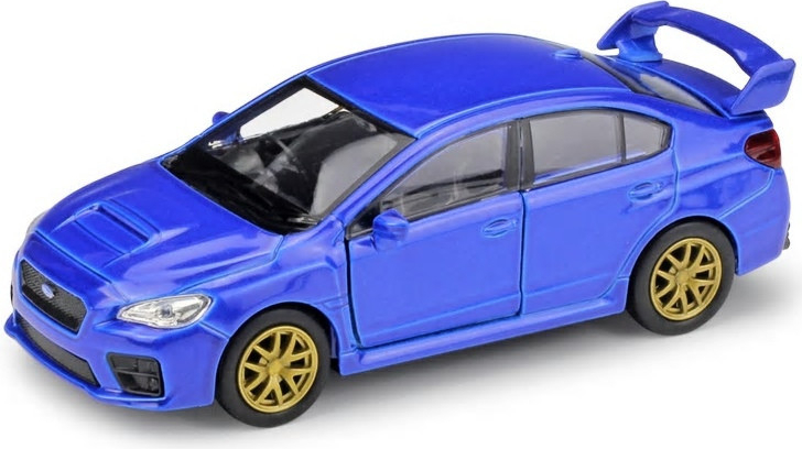 Welly Subaru Impreza WRX STi 2002 Modré 1:34-39