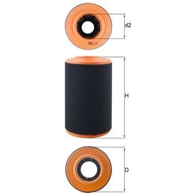 Vzduchový filtr MAHLE LX 3353 – Hledejceny.cz