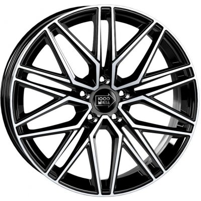 1000 MIGLIA MM1023 9x19 5x112 ET48 black polished | Zboží Auto