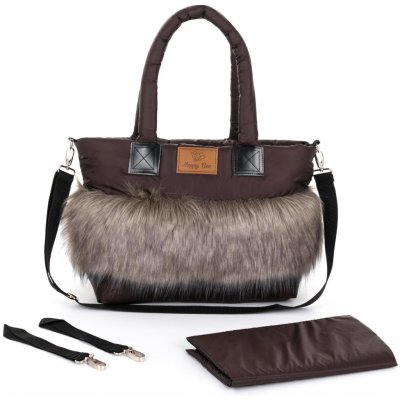 HappyBee taška s kožíškem Trinity Brown – Sleviste.cz