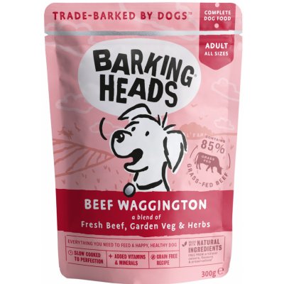 Barking Heads Beef Waggington 300 g – Zboží Mobilmania