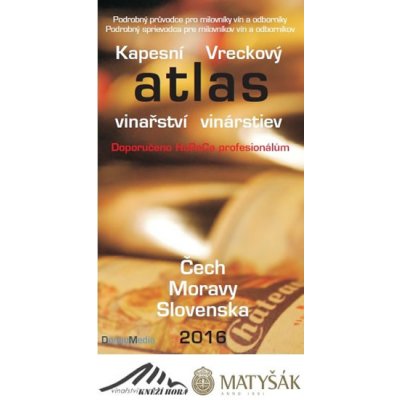 Kapesní atlas vinařství Čech Moravy Slovenska 2016 – Zboží Mobilmania