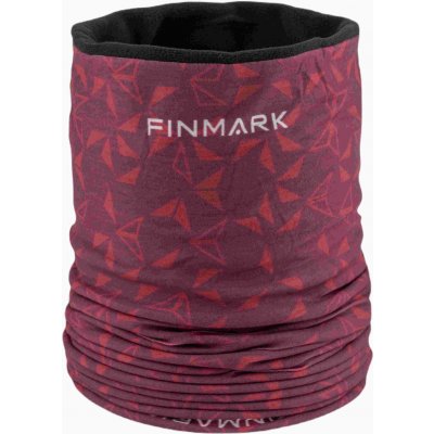Finmark multifunkční šátek vínová červená bílá – Hledejceny.cz