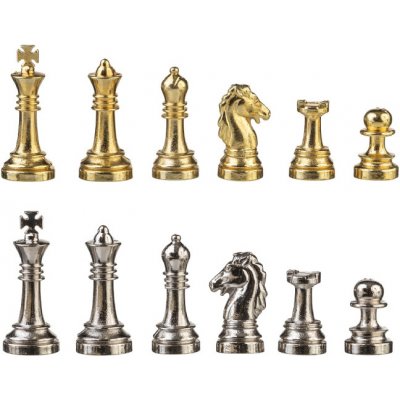 Kovové šachové figurky Staunton mini – Zboží Mobilmania