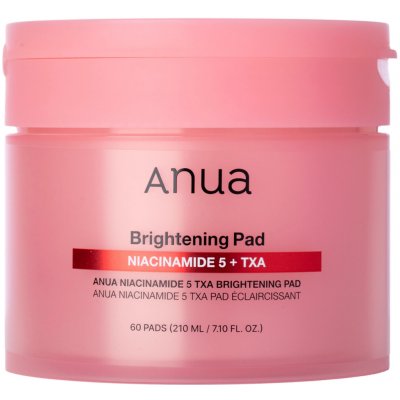 Anua Niacinamide 5 TXA Brightening Pad Polštářky pro sjednocení tónu s niacinamidem a TXA 60 ks 210 ml – Hledejceny.cz