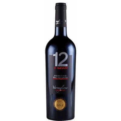 Varvaglione Primitivo del Salento 12 E MEZZO IGP 2021 12,5% 0,75 l (holá láhev) – Hledejceny.cz