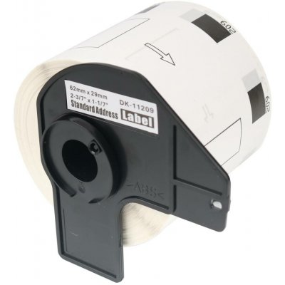 Alternativní etikety Brother DK-11209, 62mm x 29mm, 800 ks štítků – Hledejceny.cz
