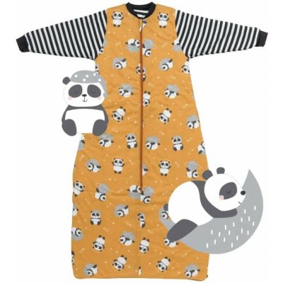 Panda ZIMNÍ dětský spací pytel S RUKÁVY 3 6let, 130cm – Zboží Dáma
