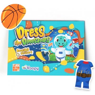 TAKTIK International Sada s nálepkami Obleč si dinosaury organizační složka – Zboží Mobilmania