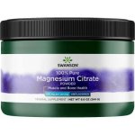 Swanson Magnesium Citrate 100% Pure Powder Hořčík v prášku 244 g – Hledejceny.cz
