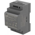MEAN WELL, Napájecí zdroj na DIN lištu 54W 12V, HDR-60-12, 12V, 4,5A, IP20 – Zboží Mobilmania