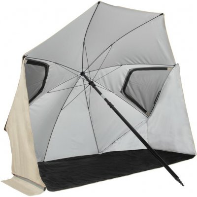 VIRTUFIT Beach Parasol Premium Béžový – Sleviste.cz
