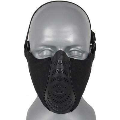 FMA Maska Half Face Black – Zboží Dáma