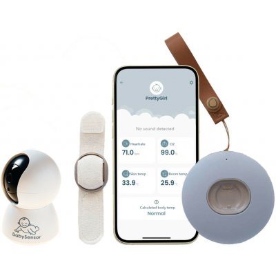 BabySensor Relax Chytrý senzor pro děti 0m-5let SET s HD kamerou – Zboží Dáma