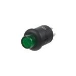 Tlačítko kulaté 6A zelená LED (47048) – Zboží Mobilmania
