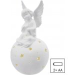 EMOS DCLW33 vánoční dekorace anděl 4 LED V29cm 0,4W teplá bílá, 2xAA excl. – Hledejceny.cz