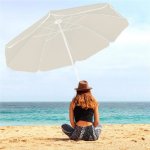 Zahradní slunečník 145 cm SPRINGOS CLASSIC BU0024 světle béžový – Hledejceny.cz