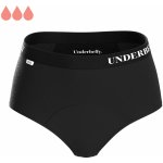 Underbelly menstruační kalhotky CLASSI černá černá z mikromodalu Pro střední až silnější menstruaci – Zboží Dáma
