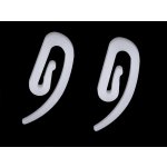 Plastový šnekový háček na záclony bílá 100ks – Hledejceny.cz