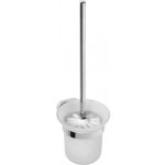 Bemeta RETRO Závěsná WC štětka s miskou 144313012 chrom / mléčné sklo – Zboží Dáma