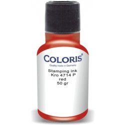 Coloris razítková barva KRO 4714 P červená 50 ml
