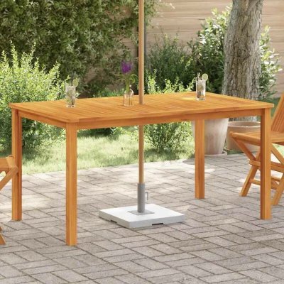 OMAXI 607366 Zahradní stůl 150 x 90 x 74 cm masivní akáciové dřevo – Hledejceny.cz