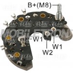 Diodový blok alternátoru Valeo A14VI36 / 546351 – Hledejceny.cz