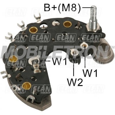 Diodový blok alternátoru Valeo A14VI36 / 546351 – Hledejceny.cz