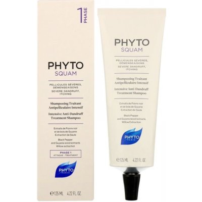 Phyto Phytosquam šampon proti lupům pro podrážděnou pokožku hlavy 125 ml – Zboží Mobilmania