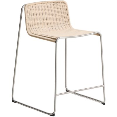 Kave Home Béžová zahradní barová židle Tavari 65 cm – Hledejceny.cz