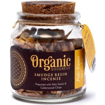 Organic Vykuřovací směs dřev z Indie s Palo santem a Cedrem ve sklenici 40 g – Hledejceny.cz