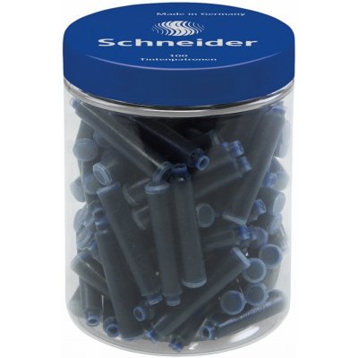 Schneider Inkoustové bombičky královsky modrá 100 ks 6803 369175 – Zboží Živě